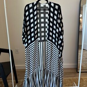 Free People Geometric Kimono